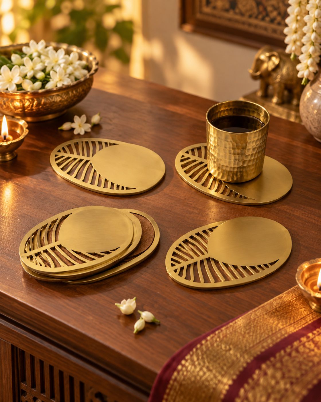 Leaf Coasters