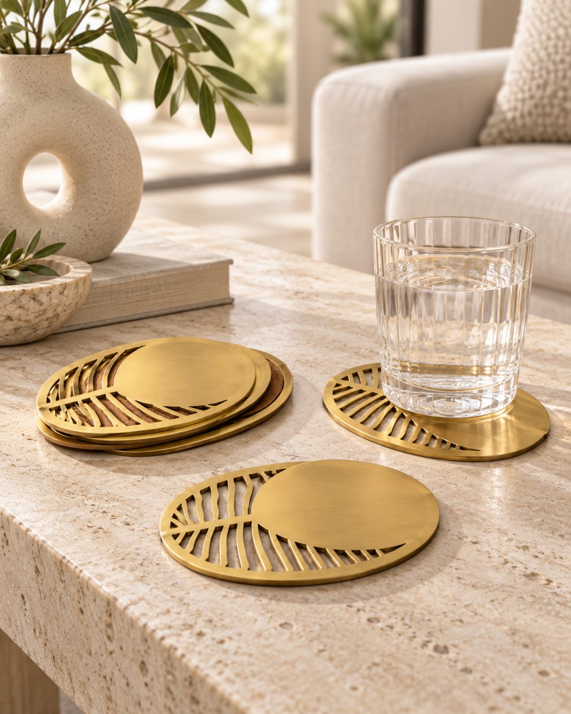 Leaf Coasters
